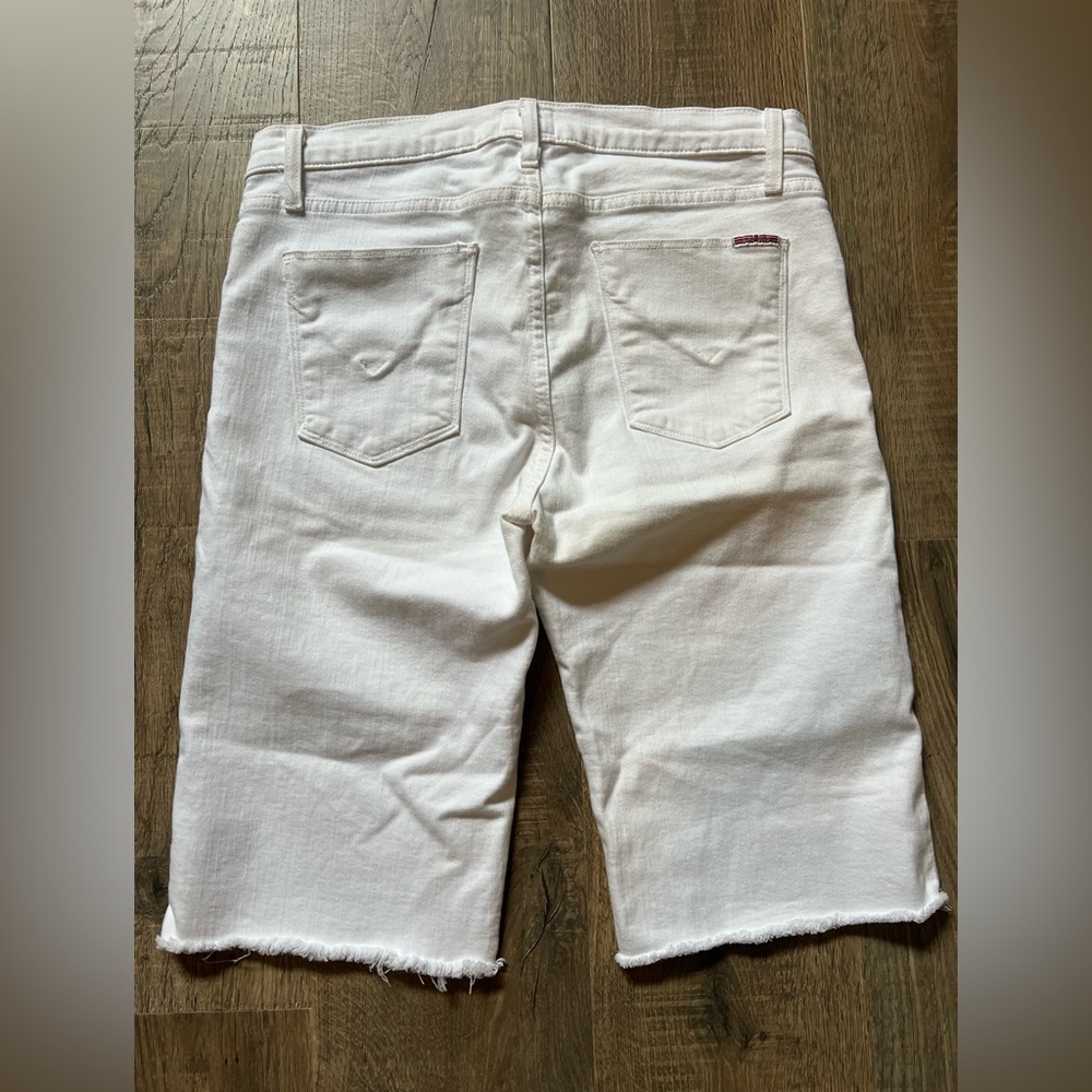 White Denim Hudson Shorts